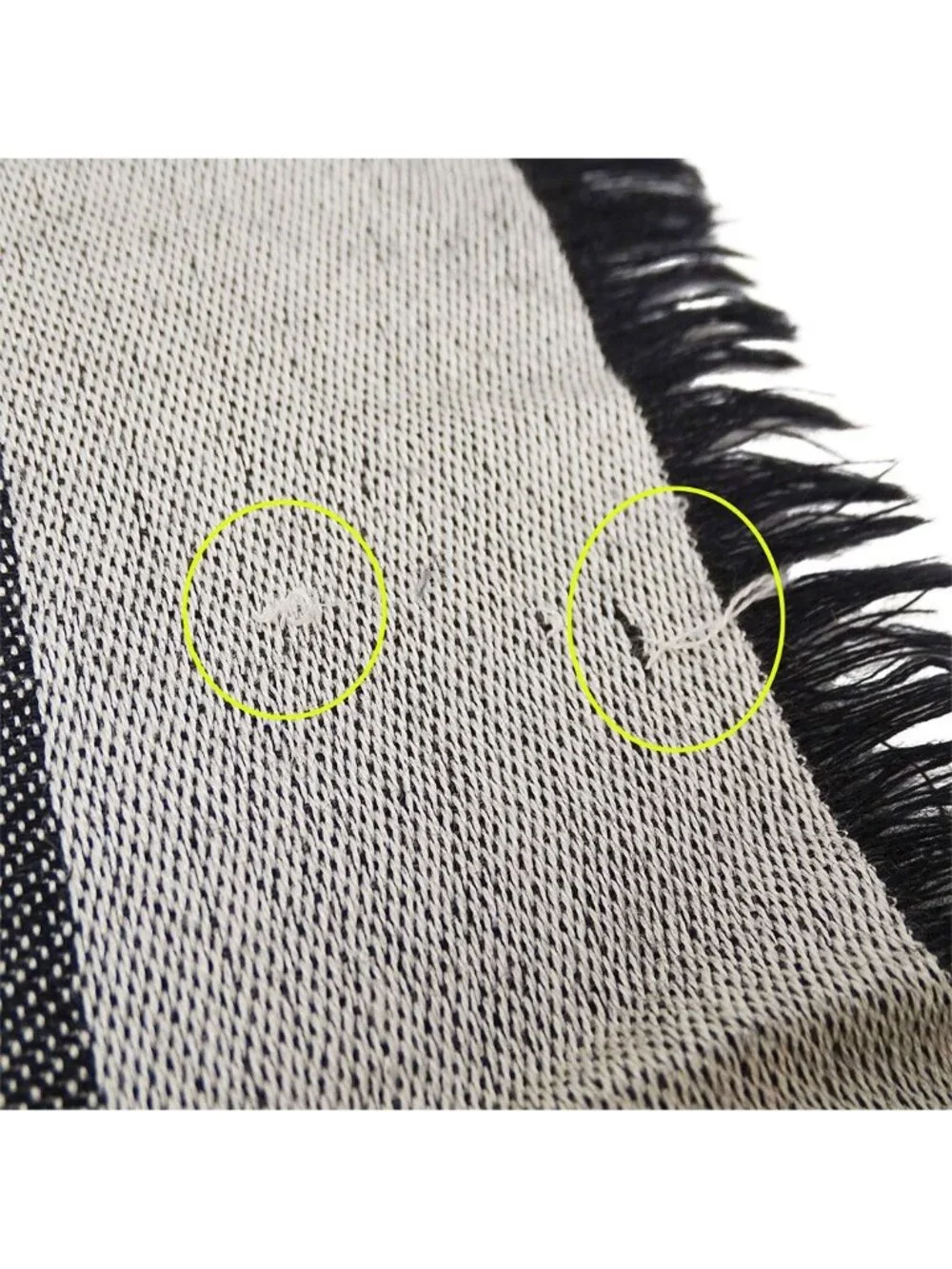 Louis Vuitton Shawl Silk Wool Monogram Black Large Logo Casual Scarf